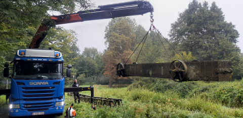 Het Trammeke op de Grote Nete verhuist (tijdelijk)