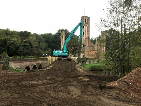 Restauratie kasteelruïne Ter Elst steekt van wal